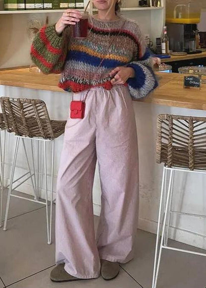 Rainbow Hues Mohair Sweater