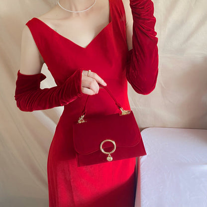 Velvet Dinner Handbag by Lynda