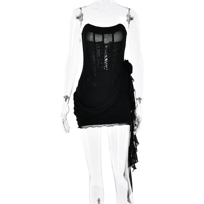 Lorene Mini Dress - Black