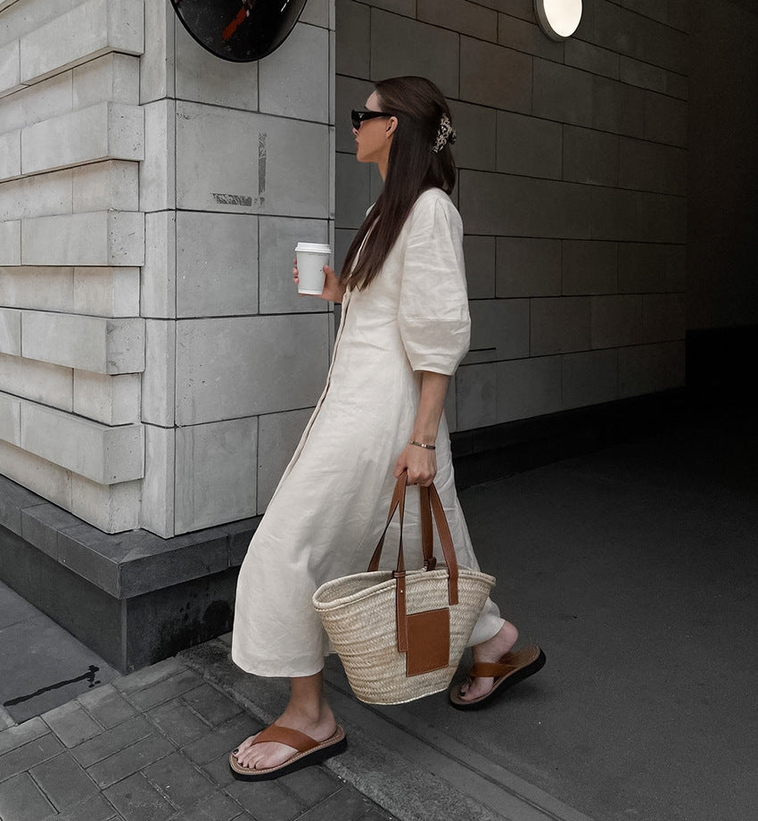 Gemini Rising Dress - Off White