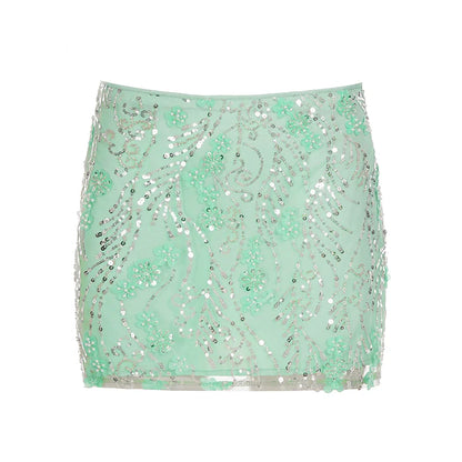 Dakoda Star Sequin Mini Skirt