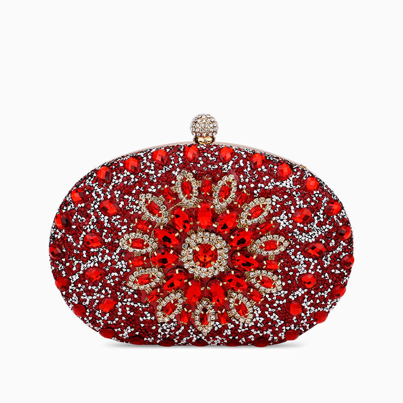 Diamond Encrusted Clutch Bag by Meghan