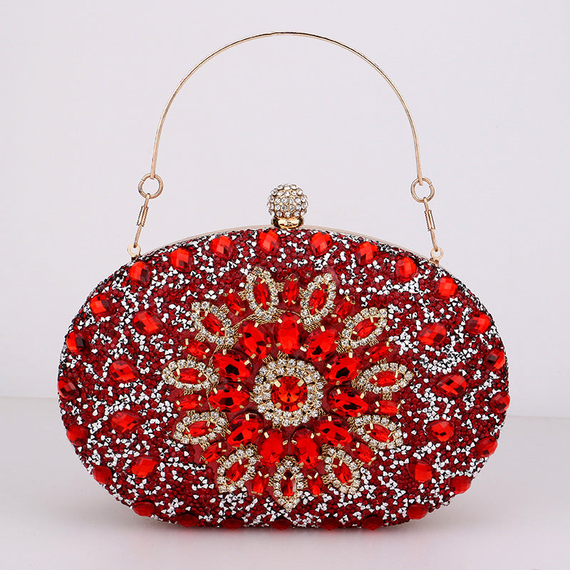 Diamond Encrusted Clutch Bag by Meghan
