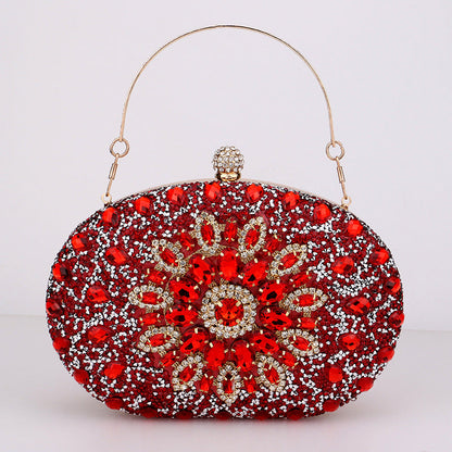 Diamond Encrusted Clutch Bag by Meghan