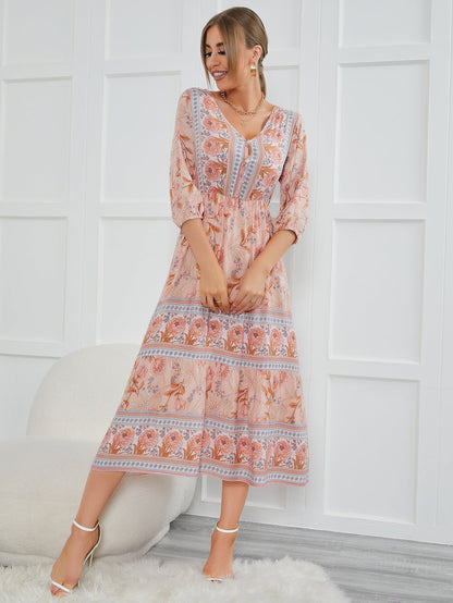 Citronella Adjustable Kimono Maxi Dress - FINAL SALE