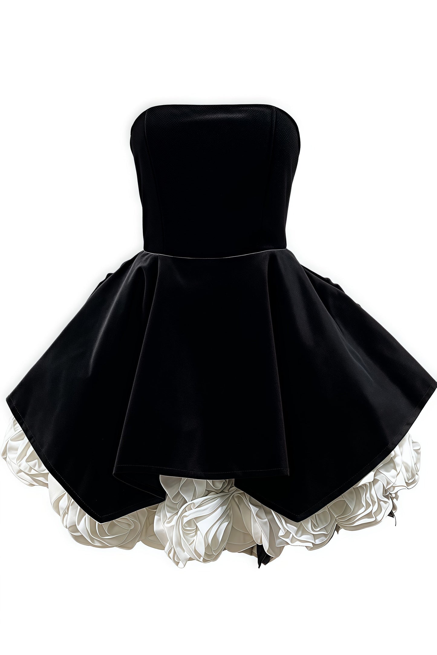 Anira Sleeveless 3D Floral Mini Dress