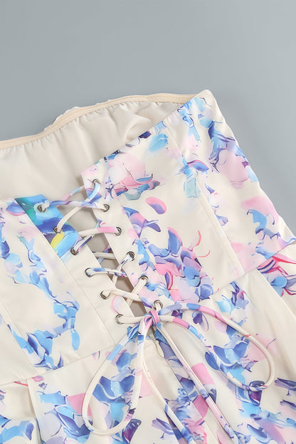 Stanl Floral Tie Midi Dress
