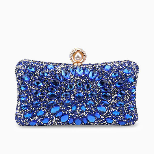 Diamond Encrusted Clutch Bag by Talia
