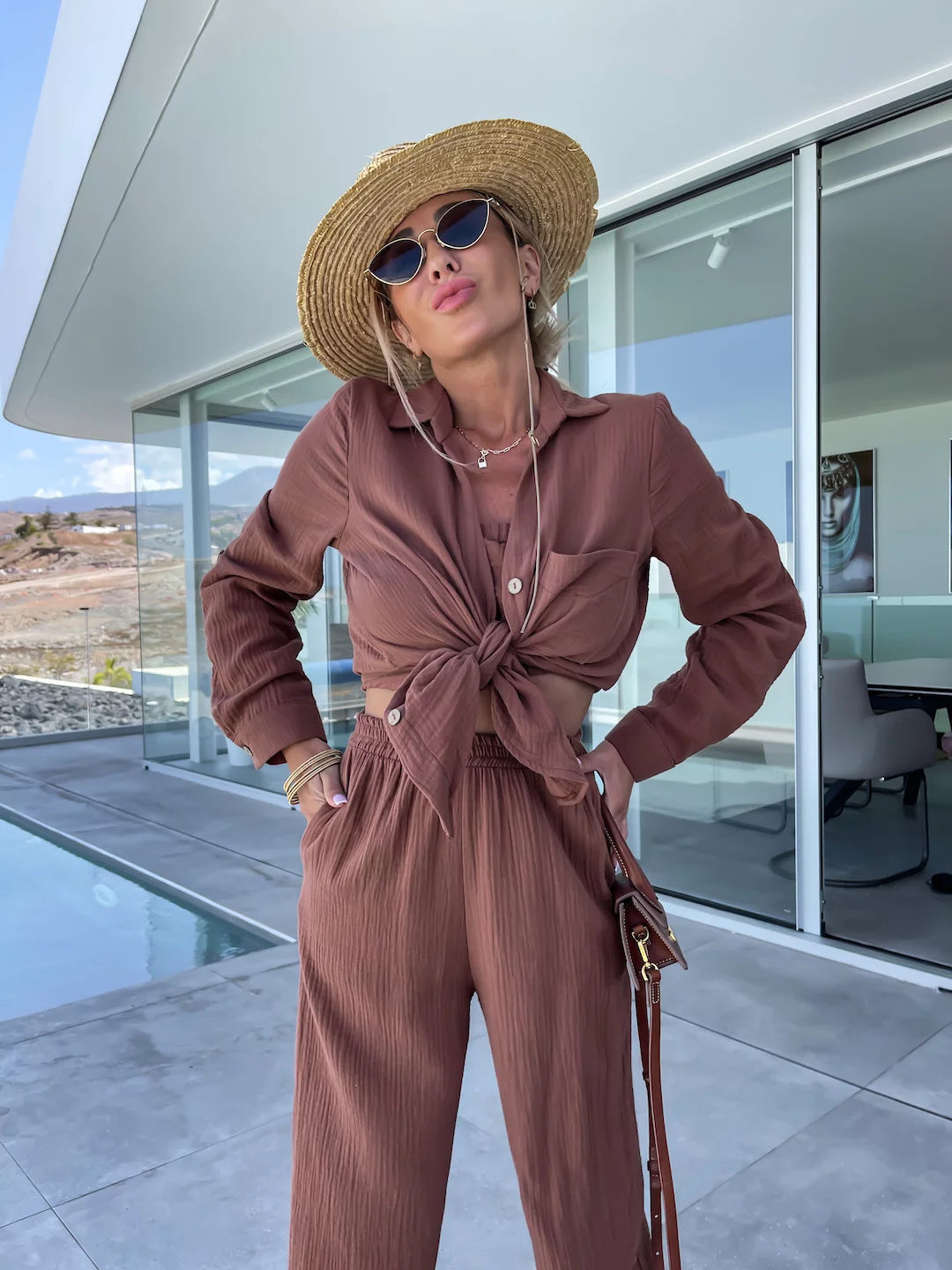 Aldo Co-ord - Brown