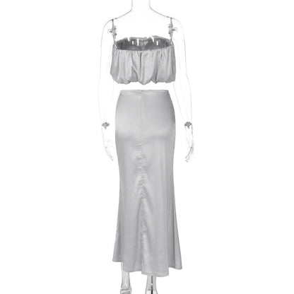 Jordyn Co-ord Set - Silver