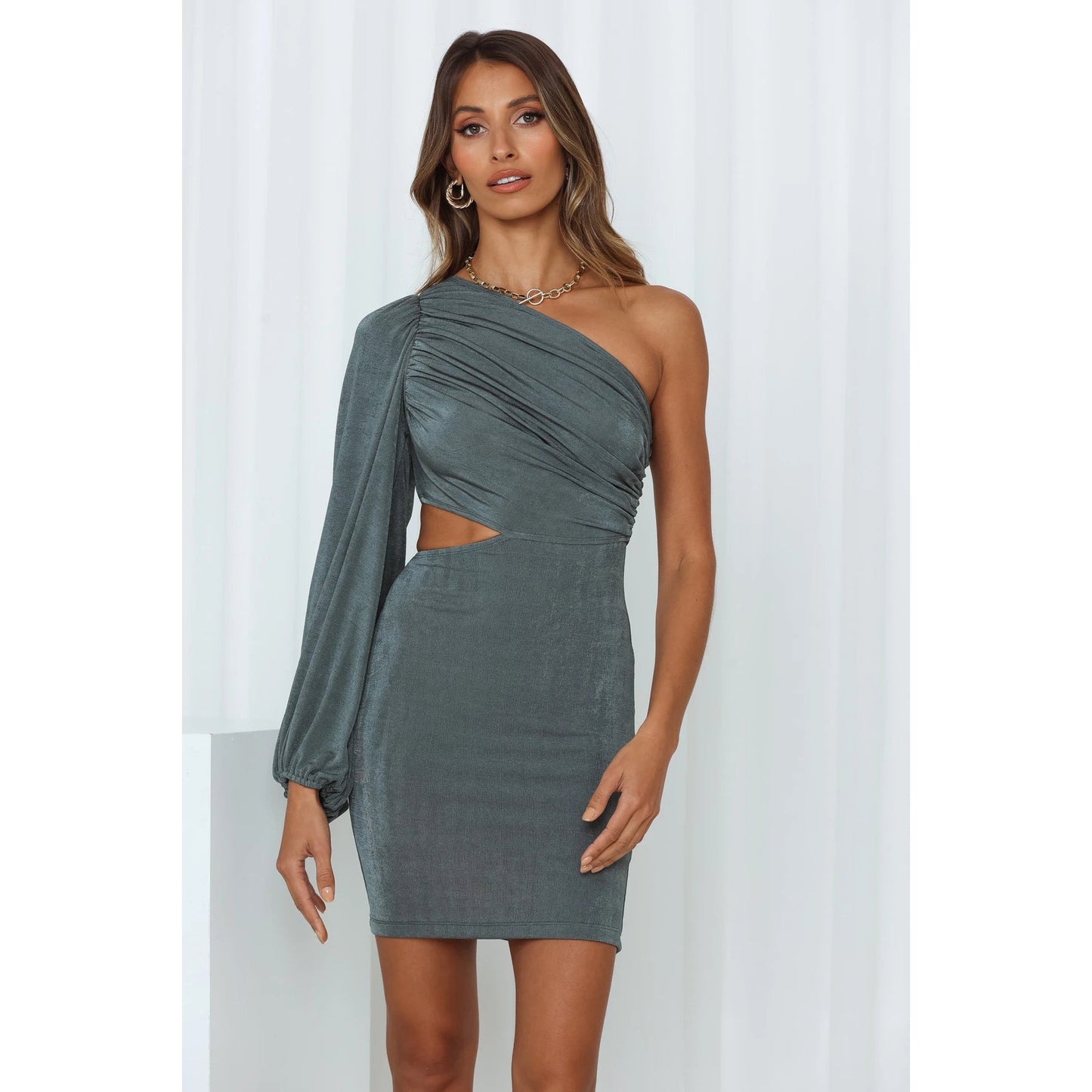Personalized Trendy Off The Shoulder High Elastic Off Shoulder Short Dress