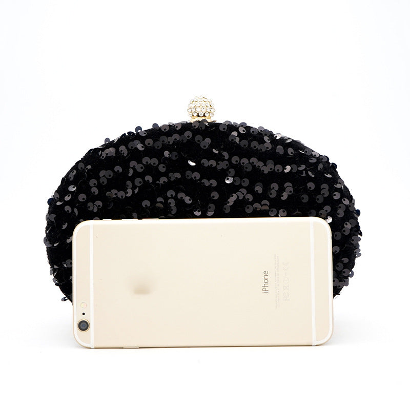 Sequined Clutch Bag by Donna