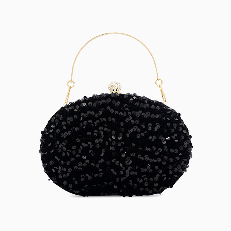 Sequined Clutch Bag by Donna
