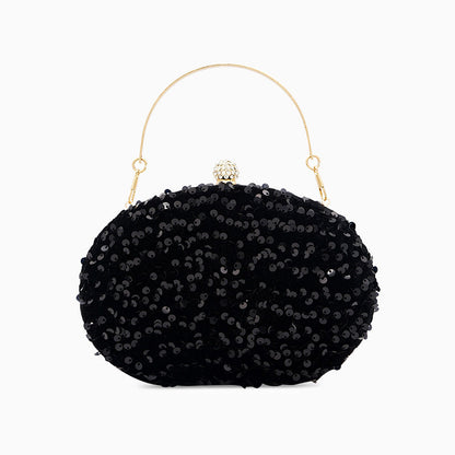 Sequined Clutch Bag by Donna
