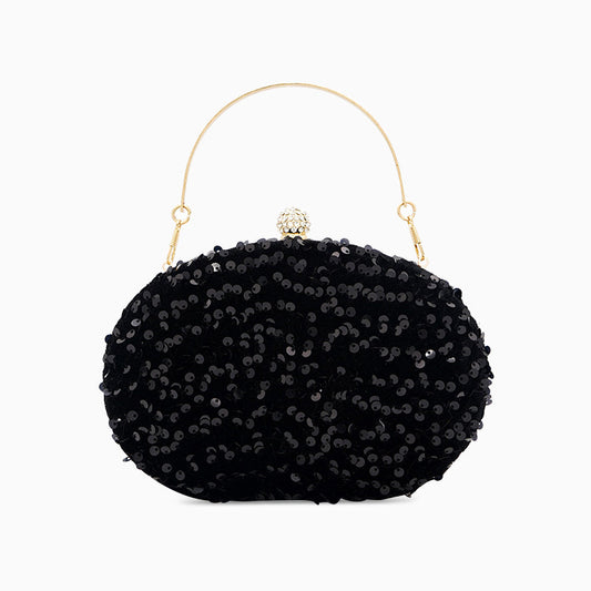Sequined Clutch Bag by Donna