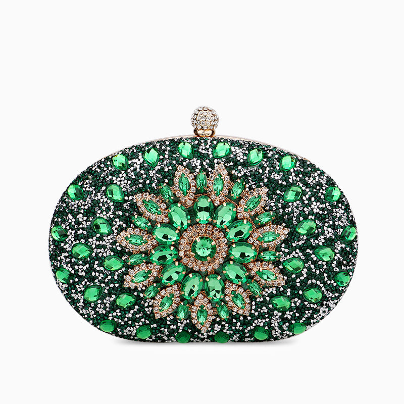 Diamond Encrusted Clutch Bag by Meghan