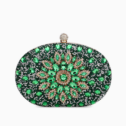 Diamond Encrusted Clutch Bag by Meghan