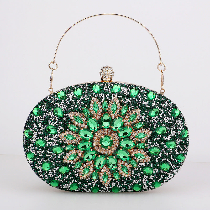 Diamond Encrusted Clutch Bag by Meghan