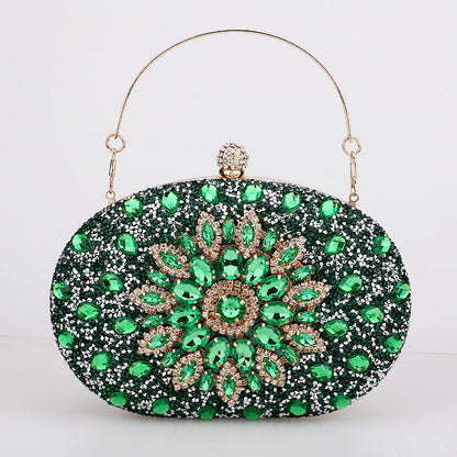 Diamond Encrusted Clutch Bag by Meghan