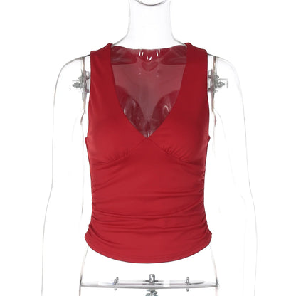 Shaina Ruched Racerback Tank