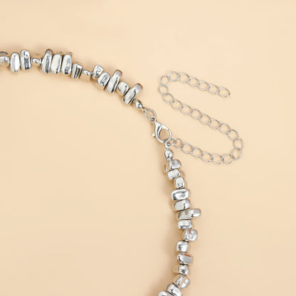 Stylish Tassel Irregular Beaded Splice NeckLace