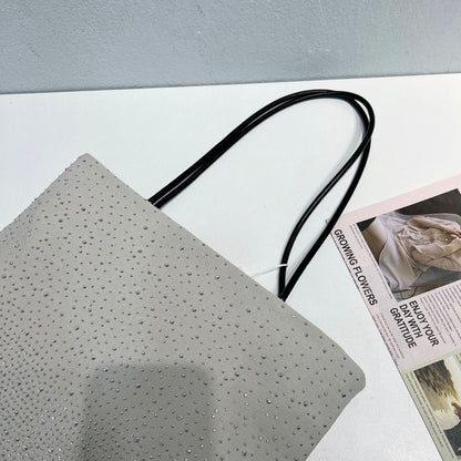 Gradient Rhinestones Tote Bag by Karen