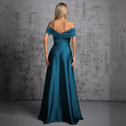 Off Shoulder Cocktail Party Christmas Party Dress