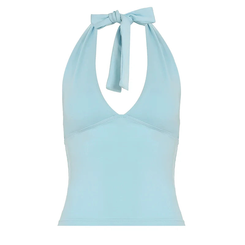 Larae Backless Halter Top