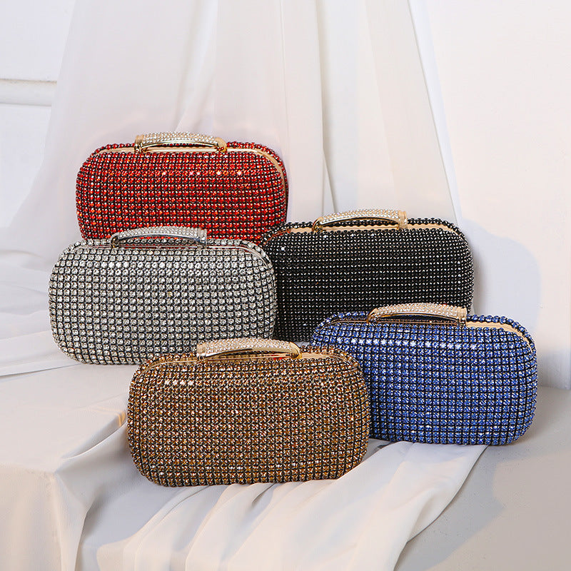 Diamond Encrusted Clutch Bag by Sara