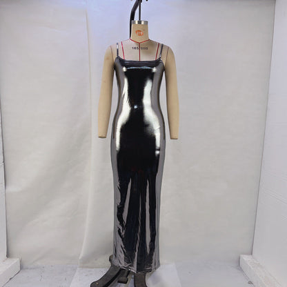 Off Shoulder Slim Strap Dress