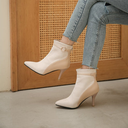 | Suede Pointy Toe Heels