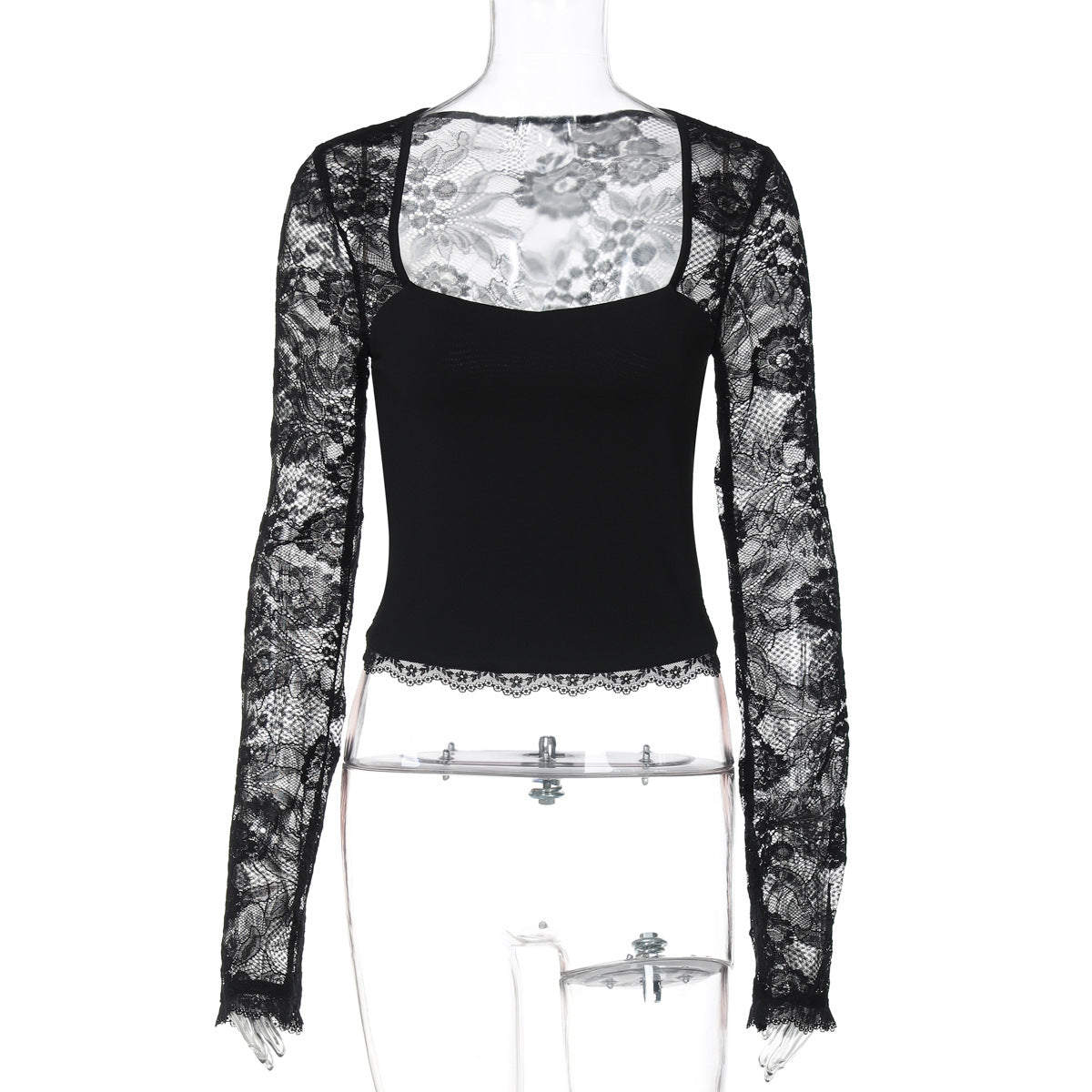 Joselynn Lace Long Sleeve Top