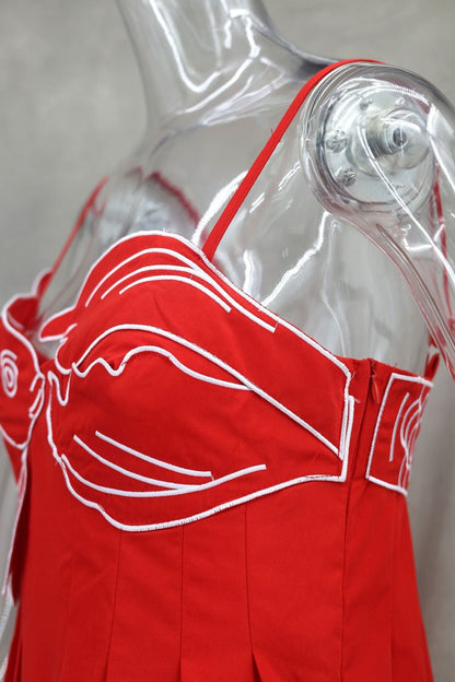 Valentina Maxi Dress - Red