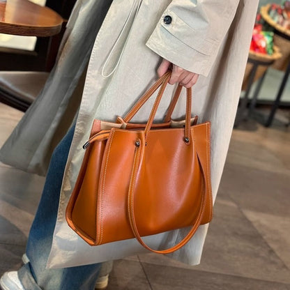 | Vegan Leather Everyday Tote Bag