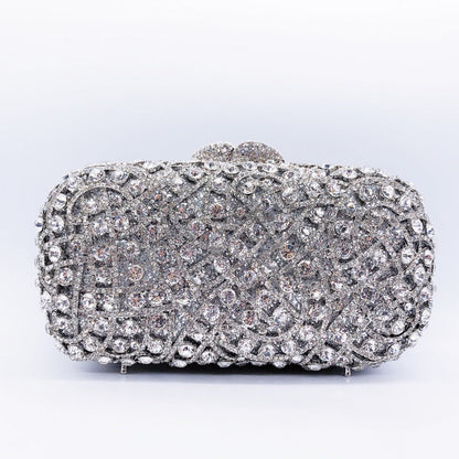 Rhinestone Clutch Bag by Valentina