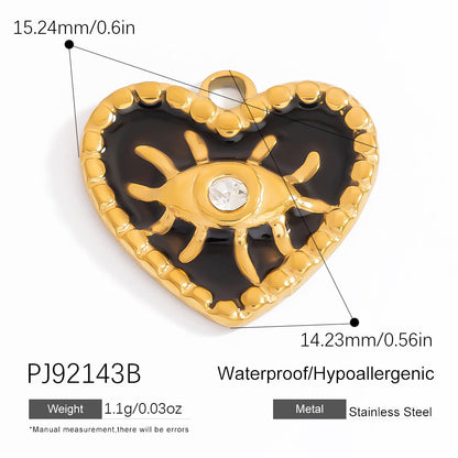 Timeless Evil Eye Stainless Steel Necklace – Protective Charm Pendant
