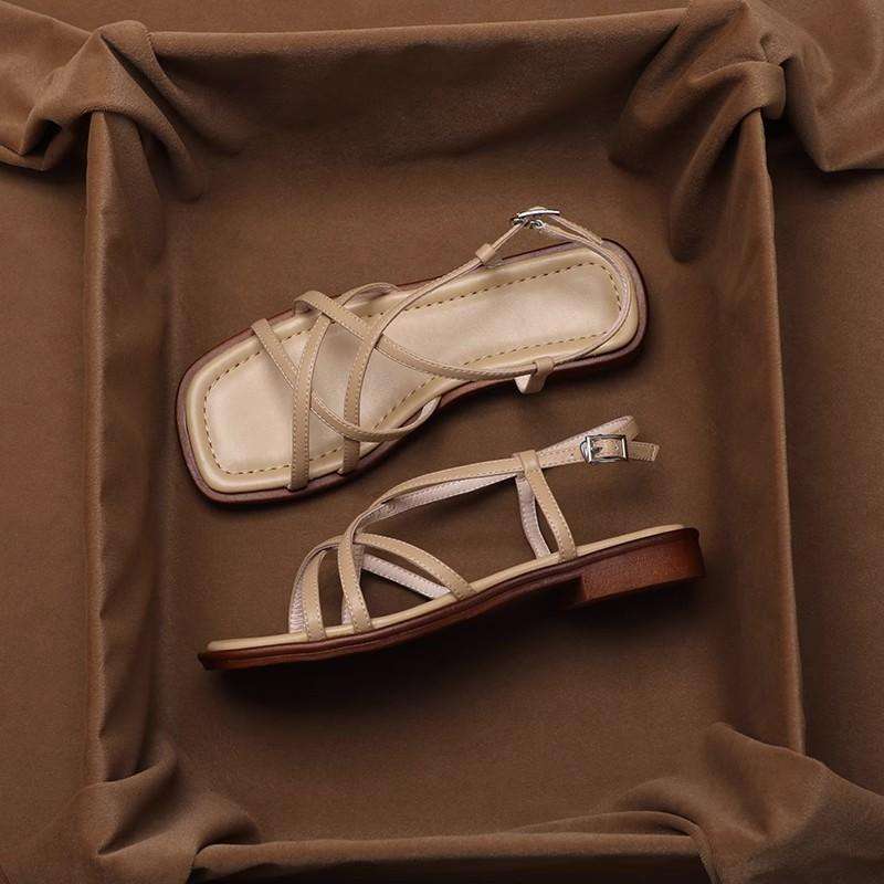 | Italian Leather Strap Sandals