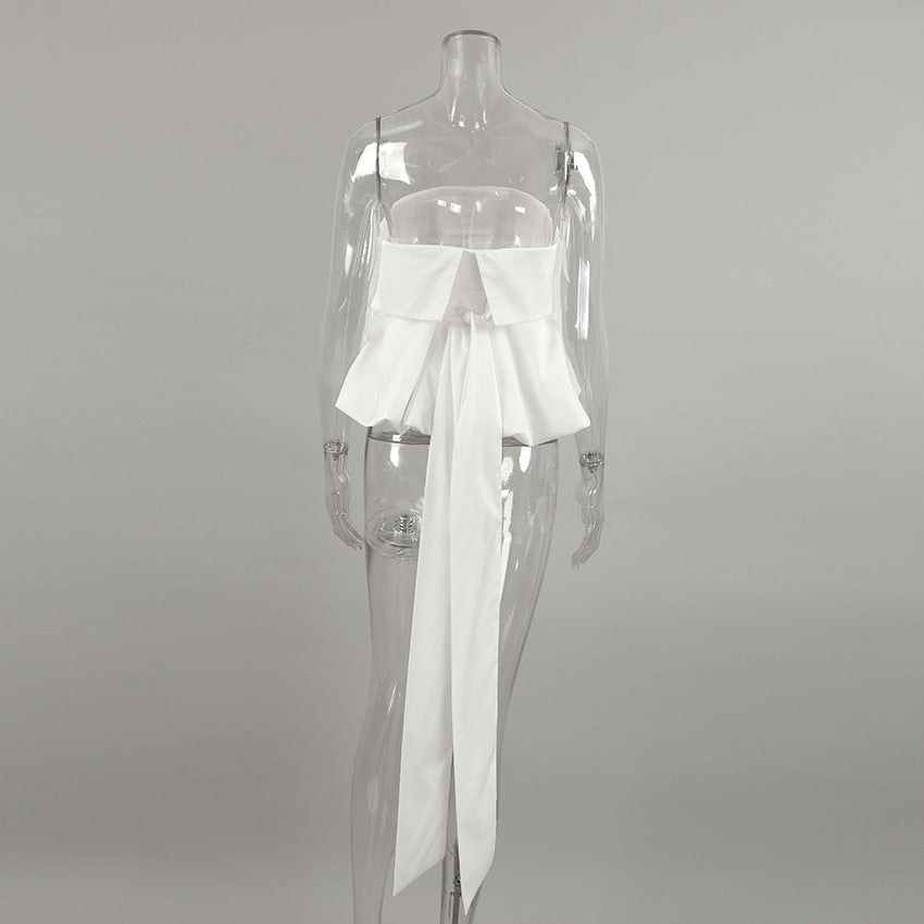 Colon Top - White