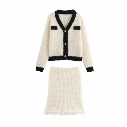 Azlyn Knit Skirt Set