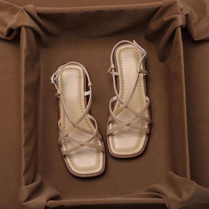 | Italian Leather Strap Sandals