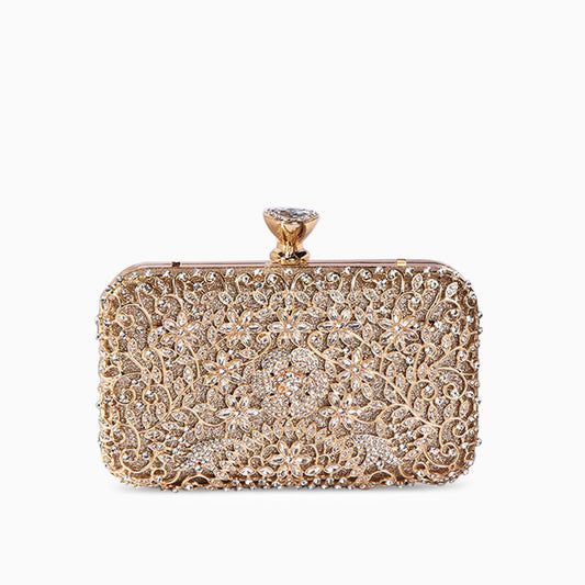 Diamond Encrusted Clutch Bag by Rachel