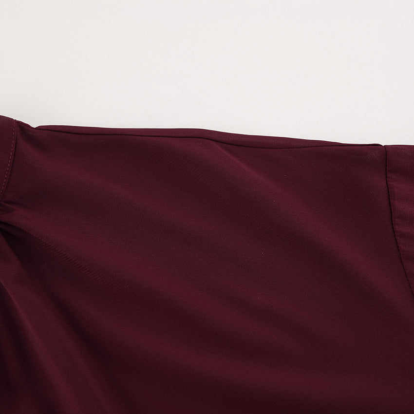 Sansa Top - Maroon