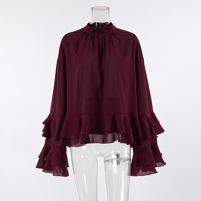 Sansa Top - Maroon