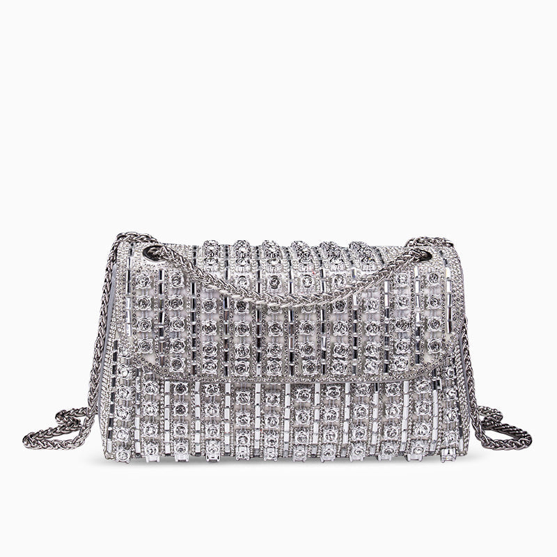 Kristi Diamond Chain Bag