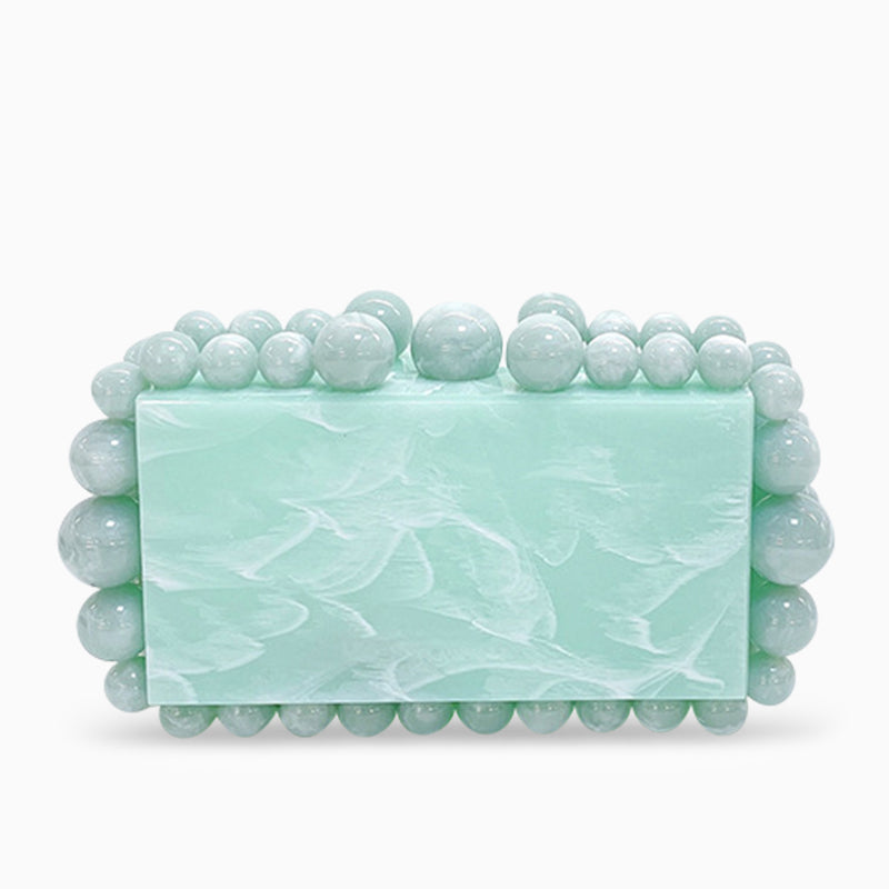 Cloud Clutch Bag in Acrylic