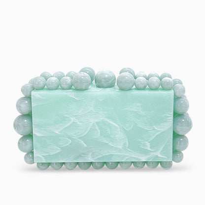 Cloud Clutch Bag in Acrylic