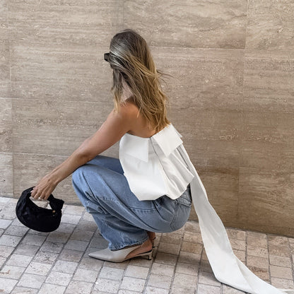Colon Top - White