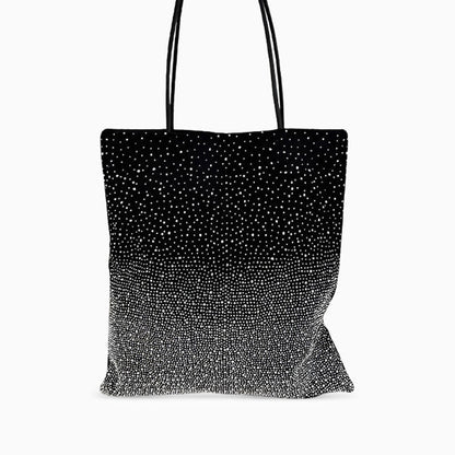 Gradient Rhinestones Tote Bag by Karen