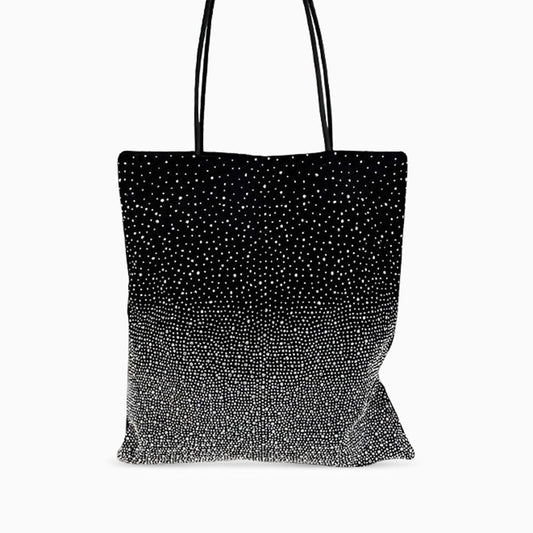 Gradient Rhinestones Tote Bag by Karen
