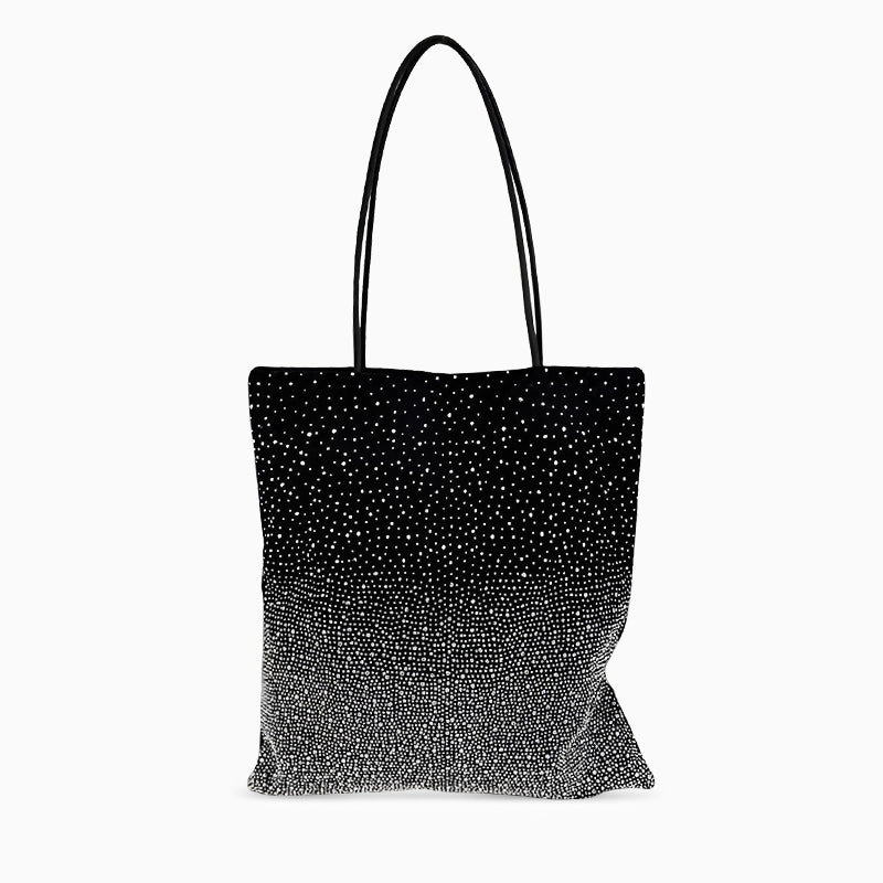 Gradient Rhinestones Tote Bag by Karen